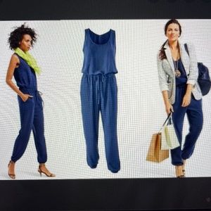 CAbi navy jumpsuit - size S